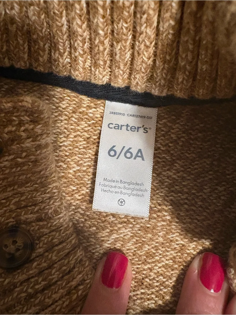 Carters soft marled